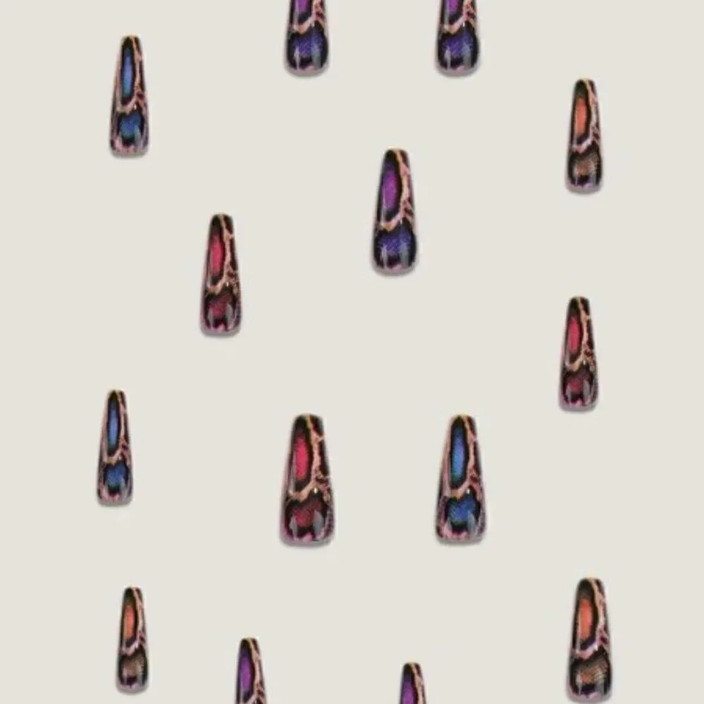SNAKESKIN PRINT PRESS-ON NAILS